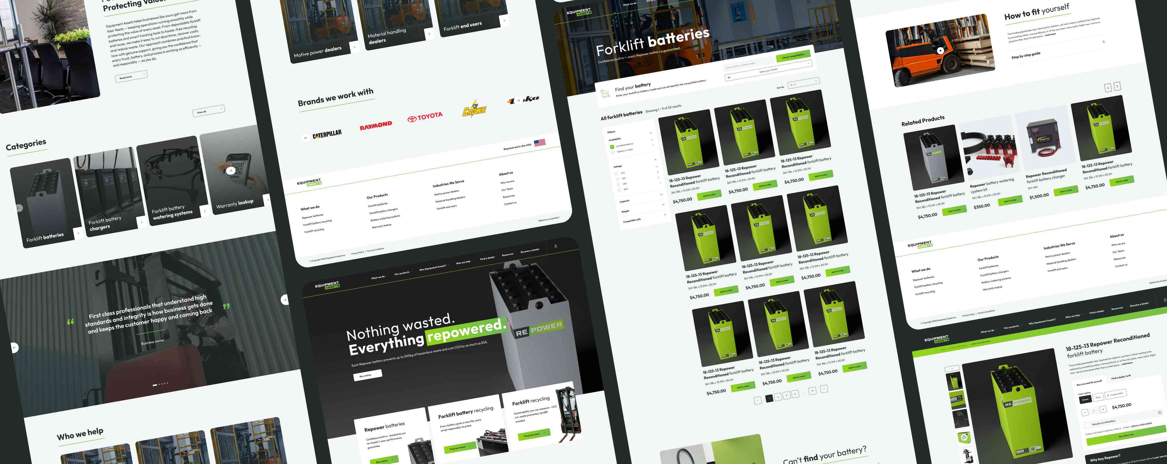 Equipment Assets custom web application project by morphsites