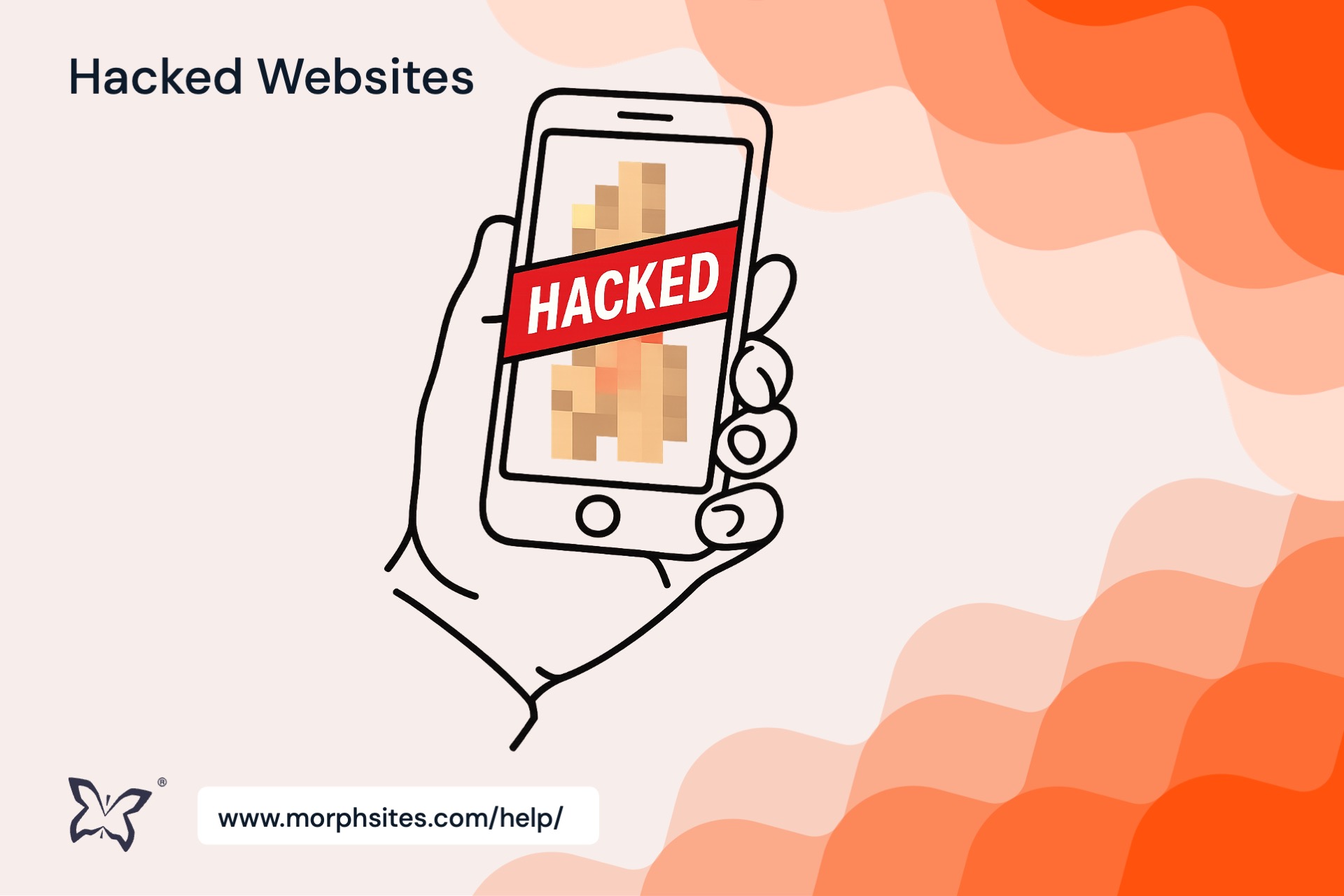 Website hacked after missing security updates, an example of poor website maintenance consequences