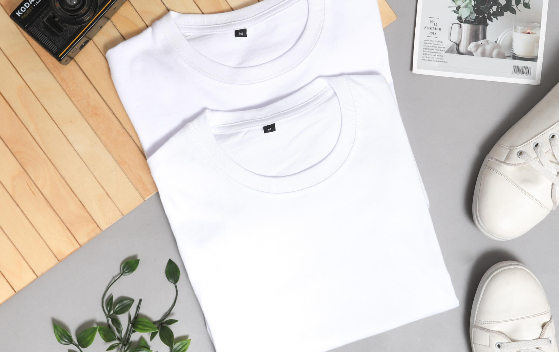 PenCarrie supply a range of plain clothing, like these white t-shirts to the garment decorating industry