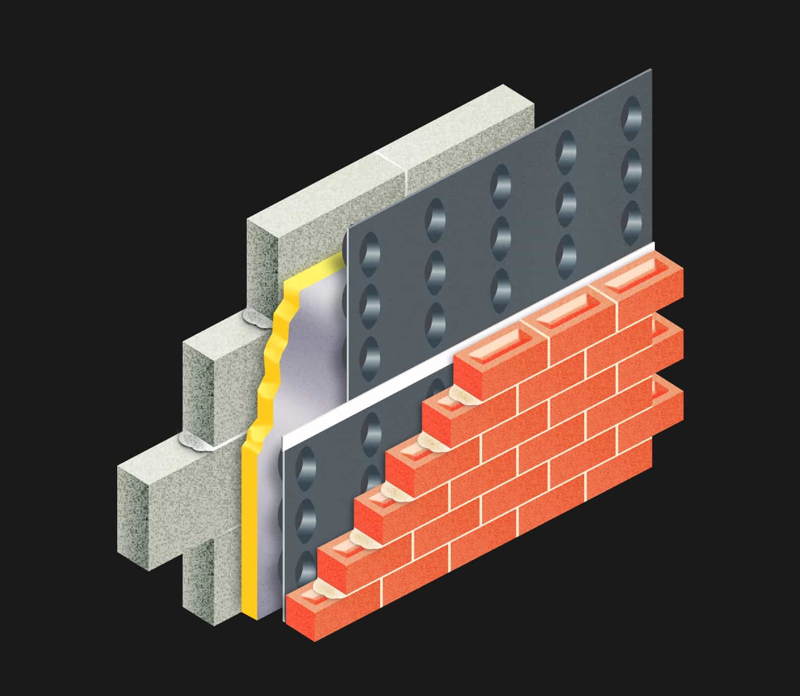 Surecav's cavity wall spacer is an innovative solution to building regulation requirements in the UK