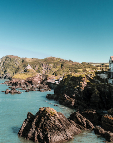 Devon coast line